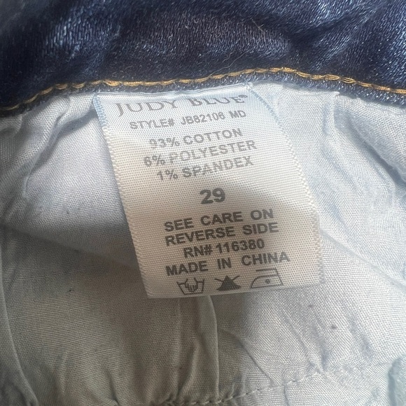 Judy blue skinny fit Blue Denim Jeans - Picture 5 of 8